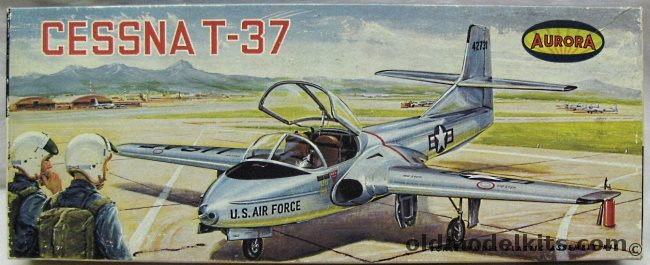 Aurora 1/43 Cessna T-37 (Model 318 Tweet), 138-100 plastic model kit